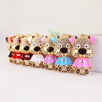 1 Piece Cute Artistic Animal Alloy Inlay Rhinestones Keychain main image 1