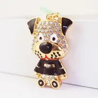 1 Piece Cute Artistic Animal Alloy Inlay Rhinestones Keychain main image 7