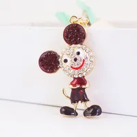 1 Piece Cute Artistic Animal Alloy Inlay Rhinestones Keychain main image 4