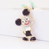1 Piece Cute Artistic Animal Alloy Inlay Rhinestones Keychain main image 6