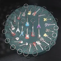 1 Piece Y2K Rock Guitar Iron Zinc Alloy Slip-on Keychain main image 1