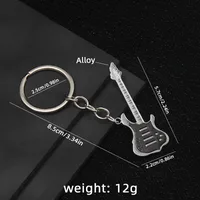 1 Piece Y2K Rock Guitar Iron Zinc Alloy Slip-on Keychain main image 5