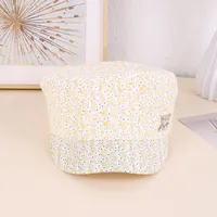 Women's Vacation New Style Ditsy Floral Short Brim Newsboy Cap main image 7