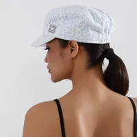 Women's Vacation New Style Ditsy Floral Short Brim Newsboy Cap main image 4