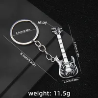 1 Piece Y2K Rock Guitar Iron Zinc Alloy Slip-on Keychain sku image 39