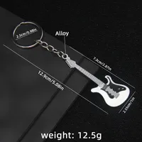 1 Piece Y2K Rock Guitar Iron Zinc Alloy Slip-on Keychain sku image 12