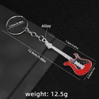 1 Piece Y2K Rock Guitar Iron Zinc Alloy Slip-on Keychain sku image 13