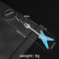 1 Piece Y2K Rock Guitar Iron Zinc Alloy Slip-on Keychain sku image 20