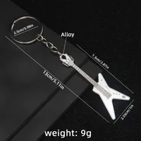 1 Piece Y2K Rock Guitar Iron Zinc Alloy Slip-on Keychain sku image 21