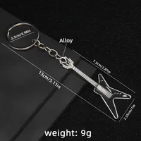 1 Piece Y2K Rock Guitar Iron Zinc Alloy Slip-on Keychain sku image 22