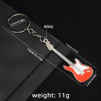 1 Piece Y2K Rock Guitar Iron Zinc Alloy Slip-on Keychain sku image 24