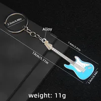 1 Piece Y2K Rock Guitar Iron Zinc Alloy Slip-on Keychain sku image 25