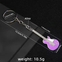 1 Piece Y2K Rock Guitar Iron Zinc Alloy Slip-on Keychain sku image 29