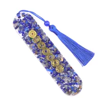 1 Piece Geometric Class Learning School Semi-precious Stone Amethyst Red Jasper Vintage Style Bookmark sku image 2