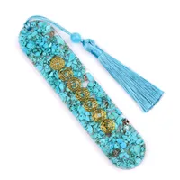 1 Piece Geometric Class Learning School Semi-precious Stone Amethyst Red Jasper Vintage Style Bookmark sku image 7