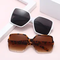 Women's Sunglasses Fashionable Summer Anti-Uv Sunglasses Large Frame Street Photography Sunglasses J1932 main image 1
