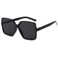 Women's Sunglasses Fashionable Summer Anti-Uv Sunglasses Large Frame Street Photography Sunglasses J1932 sku image 1