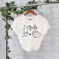 Women's T-shirt Short Sleeve T-Shirts Printing Casual Pastoral Streetwear Slogan Gesture main image 3