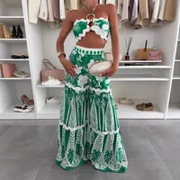 Casual Outdoor Beach Women's Vacation Classic Style Flower Linen Polyester Hemp Pant Co-ord Set Shorts Sets main image 5