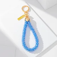 1 Piece Casual Simple Style Commute Water Droplets Glass Unisex Bag Pendant Mobile Phone Chain Keychain main image 6