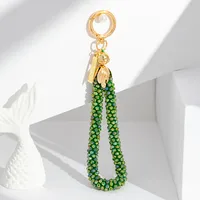 1 Piece Casual Simple Style Commute Water Droplets Glass Unisex Bag Pendant Mobile Phone Chain Keychain main image 3