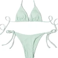 Women's Solid Color 2 Pieces Set Swimwear main image 5