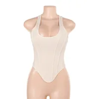 Women's Vest Tank Tops Casual Sexy Stripe sku image 2