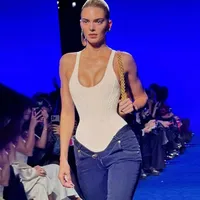 Women's Vest Tank Tops Casual Sexy Stripe main image 4
