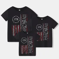 Independence Day Family Look Streetwear National Flag Cotton (more Than 30%) main image 2