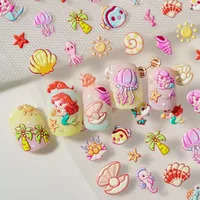 IG Style Cartoon Style Cute Ocean Mermaid Shell Nail Stickers Nail Decoration Accessories sku image 3