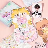 1 Piece Animal Letter School Mixed Materials Cartoon Style Cute Stickers main image 3