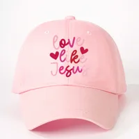 Unisex Casual Simple Style Classic Style Vocabulary Words/Name Heart Shape Curved Eaves Baseball Cap main image 5