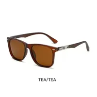 Casual Business Retro Sunglasses PC PC Polarized UV400 Protection Square Full Frame Glasses main image 7