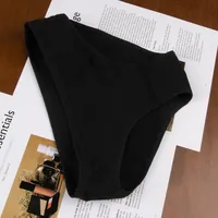 Solid Color Low Waist Briefs Panties sku image 9