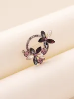 Elegant Shiny Infinity Copper Inlay Zircon Women's Brooches main image 3