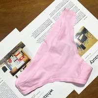 Solid Color Low Waist Thong Panties main image 4