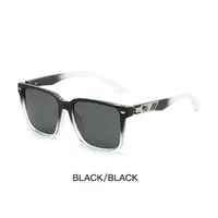 Casual Business Retro Solid Color PC Polarized UV400 Protection Square Full Frame Glasses main image 7
