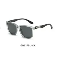 Casual Business Retro Solid Color PC Polarized UV400 Protection Square Full Frame Glasses main image 8