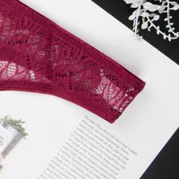 Lace Low Waist Thong Panties main image 5