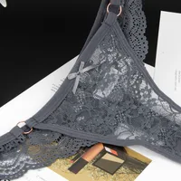 Lace Low Waist Thong Panties main image 7