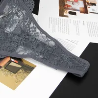 Lace Low Waist Thong Panties main image 10