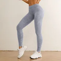 Casual Fitness Sexy Solid Color Nylon Spandex Active Bottoms Leggings main image 6