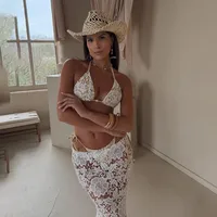Women's Sexy Solid Color 3 Pieces Set Swimwear main image 3