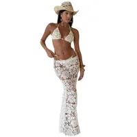 Women's Sexy Solid Color 3 Pieces Set Swimwear main image 4