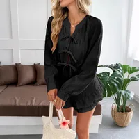 Women's Daily Casual Bow Knot Shorts Rompers main image 4