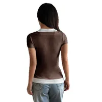 Women's T-shirt Short Sleeve T-Shirts Casual Elegant Solid Color main image 5
