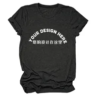 Women's T-shirt Short Sleeve T-Shirts Casual DIY main image 1