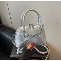 Women's Pu Leather Solid Color Streetwear Square Zipper Shoulder Bag main image 4