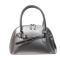 Women's Pu Leather Solid Color Streetwear Square Zipper Shoulder Bag sku image 4