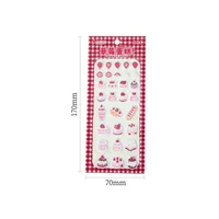 1 Piece Ice Cream Cake School Mixed Materials Cartoon Style Cute Stickers main image 10